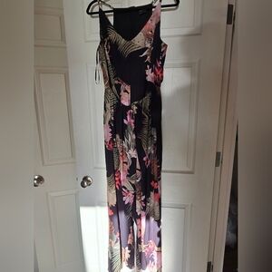 City Chic Walk Through Tropical Jumpsuit Size  XS 14